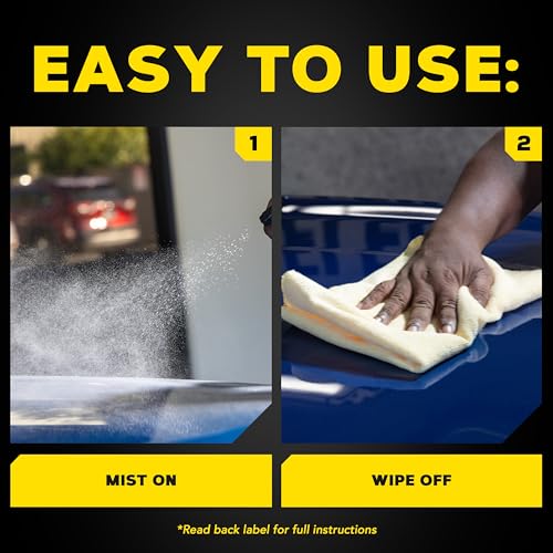 Meguiar's Ultimate Waterless Wash & Wax - Waterless Car Wash & Wax Without Swirling or Scratching - Easy Car Maintenance, No Water Required -1 Gallon (128 Oz) - size: 128 Fl Oz