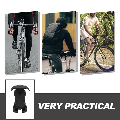 Cabilock 2pcs Motorcycle Handlebar Phone Mounts Anti-Shake Vibration Dampener Bike Cell Phone Holders for Electric Scooter and Bicycle Navigation Use
