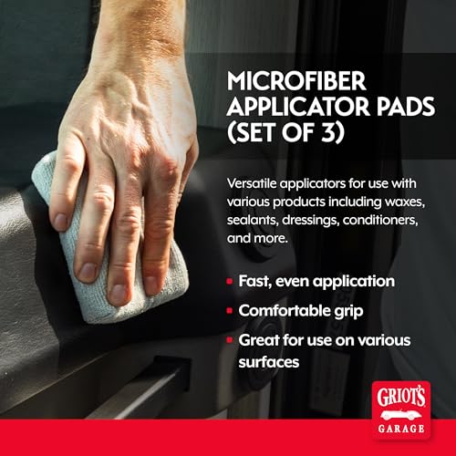 Griot's Garage 55498 Microfiber Applicator Pads (Set of 3)