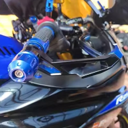 Compatible with MT-07 MT07 MT 07 FZ07 2025 2026 MT-09 MT09 MT 09 FZ09 2021-2024 2025 2026 Motorcycle Accessories CNC Handlebar Brake Clutch Levers Hand Guard Protector (Blue) - color: Blue