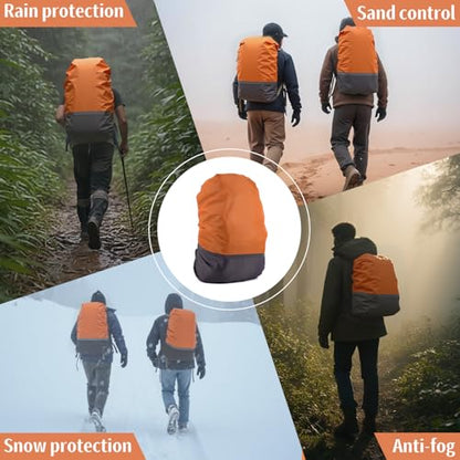 Backpack Rain Cover - Waterproof with Night Reflective, Fits 30-40L Hiking Packs for Camping & Outdoor Travel