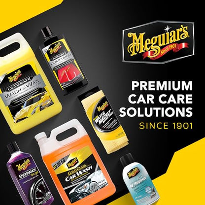 Meguiar's Deep Crystal Carnauba Wax, High-Grade Carnauba Liquid Car Wax for Long-Lasting Protection, Creates a Brilliant Shine and Gloss, Blocks UV Rays, Ideal Step for After Polishing, 16 Oz