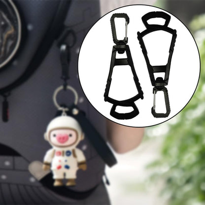 8Pcs Heavy Duty Glove Clips - Secure Lock Belt Clip Holder for Work Gloves, Rotatable Safety Grabber for Construction, Hiking, Cycling (Holds Hats/Towels)