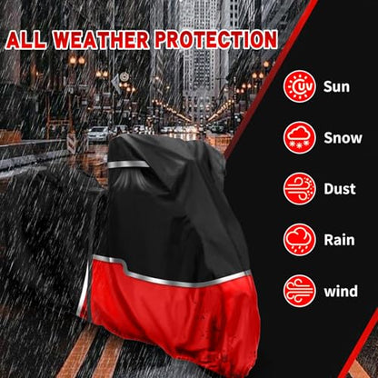 420D Motorcycle Cover Suitable for Kawasaki Vulcan 650 900 1500 and Eliminator 450 Cruiser Without Trunk Models Waterproof Motorcycle Cover Suitable for Snow Rain Dust Protection Easy to Clean - size: Vulcan
