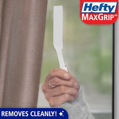 Hefty Picture Hanging Kit - 16 Medium Pairs, Holds Up to 12 Lbs | Picture Hangers & Kit for Home Decor - Picture Hanging Hardware for Superior Adhesion on Frames, No Nails