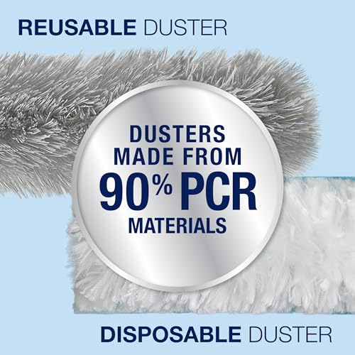 Bona High Performance Dusting System - 1 Extendable Handle, 3 Disposable Dusters, 1 Reusable Duster, & 1 Storage Bag - Extendable Dusting Kit - style: 6' Extendable Dusting Kit