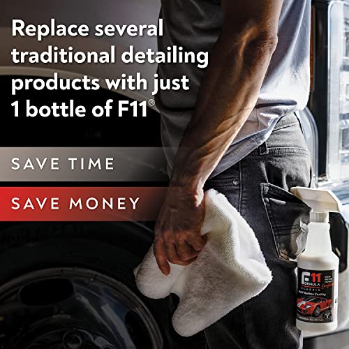 TopCoat F11 Car Polish & Sealer for Cars, Motorcycles, RVs and More – Water-Based Alternative to Ceramic Car Wax - 8 oz F11 Top Coat Spray Bottle - style: 8 oz