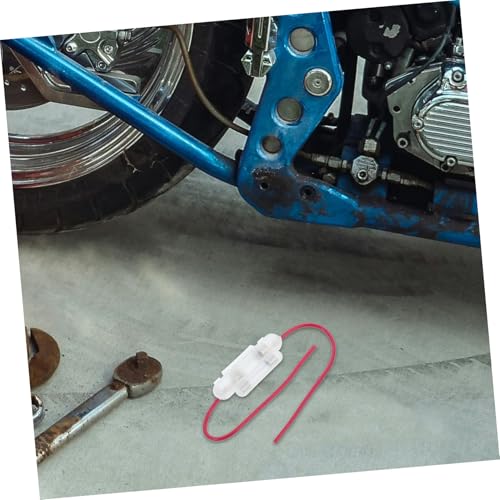 GLEAVI Inline Fuse Holder for Motorcycle ATV Scooter Double Fuse Box Case Waterproof Design for Reliable Power Supply