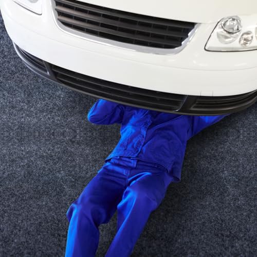 IRONMAX Garage Floor Mat 7.4’ x 17’ - Cuttable Garage Rug with Non-Slip Waterproof Backing, Washable Floor Protector, Oil Absorbent Parking Mat for Under Car, Motorcycle & Golf Cart - size: 7'4" x 17'