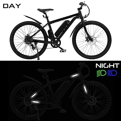 SlickMod - Reflective Hexagon Decal Sticker Stripes for Motorcycle Helmet - High Visibility Safety (1. Black) - color: 1. Black