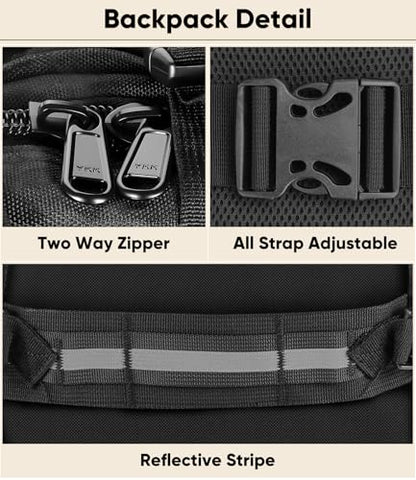 Helmet Backpack for Motorcycle Cycling, Large Capacity Waterproof Helmet Holder, Helmet Storage Bag Hiking Backpack - color: Black-skeleton