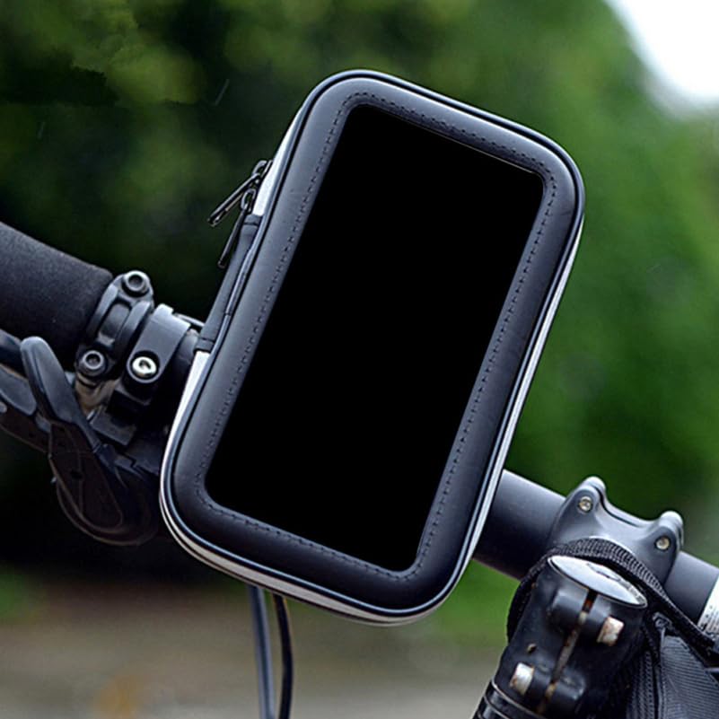Lurrose Bike Phone Bag: Waterproof Bike Phone Holder with C2 Bracket, XXL 7-inch Compatible, Touchscreen Compatible for Outdoor Riding