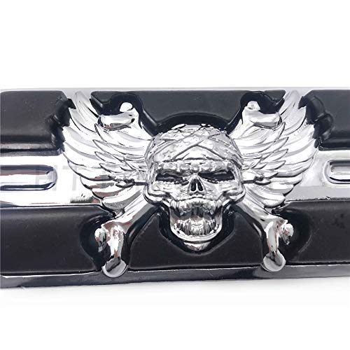 MT216-060- Motorcycle Chrome Zombie Pirate Foot Pegs Compatible with most models w/Harley male mount-style footpeg supports Dyna Touring
