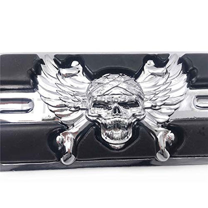 MT216-060- Motorcycle Chrome Zombie Pirate Foot Pegs Compatible with most models w/Harley male mount-style footpeg supports Dyna Touring