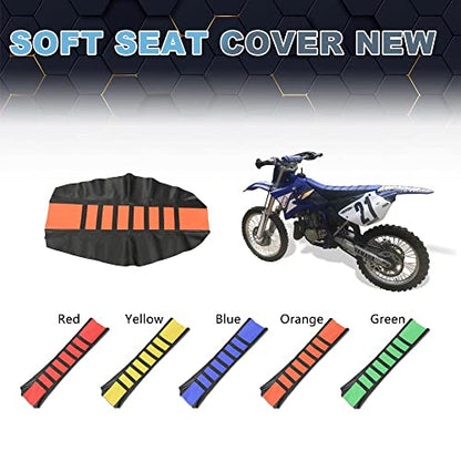 PIT66 Soft Seat Cover, Compatible with Honda CR125R CR250R CR500R CR80R CRF100F CRF125F CRF150F, Orange - color: Orange