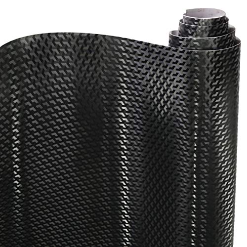 VViViD Designer Black Carbon Fiber Vinyl Wrap (Triangle Carbon, 6ft x 5ft) - size: 6ft x 5ft