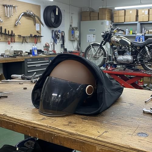 Helmet Protection Storage Bag, Black Large Capacity Light Weight Drawstring Bag Motorcycle Helmet Bags Folding Sport Travel Bags for Sport Riding Travel