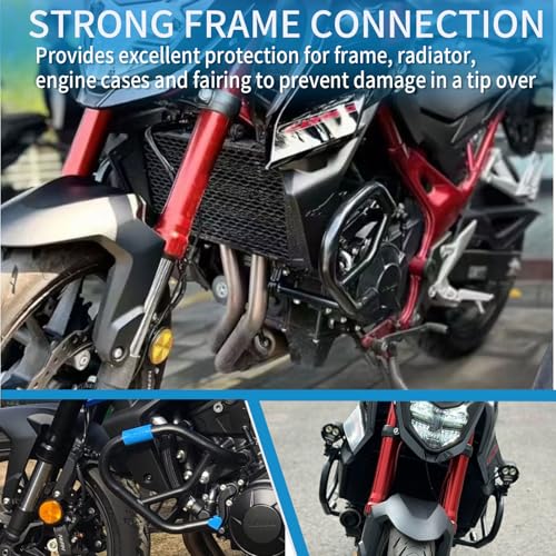 Motorcycle Crash Bar Engine Guard Frame Sliders Bumper Falling Protector,Engine Anti Falling Bar Compatible for HO&N&DA CB750 Hornet CB 750 Hornet Accessories 2022-2025