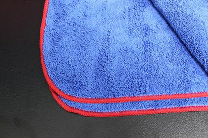 Gtechniq MF2 Microfiber Drying Towel 450GSM 23.6"x35.4" | Ultra Soft, Super Absorbent, Short Pile Wicks Away Water, Reduces Marring and Gloss Loss, Machine Washable - size: 60X90cm