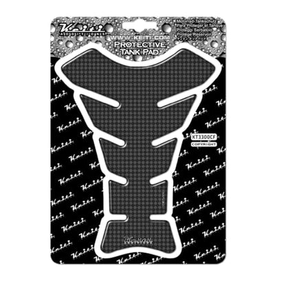 Keiti Motorcycle Universal Tank Pad Original (Carbon) - color: Carbon