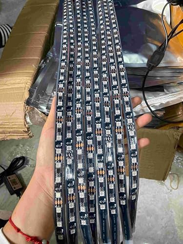 8PCS 4FT Chasing RGB LED Strip Lights Fit for Polaris Slingshot, Single Row Dream Color Flowing Eyebrow Hood Underglow Light Kit with Bluetooth App Remote Control