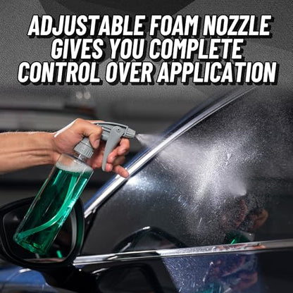 Chemical Guys Heavy Duty Bottle and Trigger Sprayer, Chemical-Resistant Viton Seal, Adjustable Mist to Stream Nozzle, High Output, Car Detailing Cleaners and Degreasers - 16 Oz, 3 Pack - size: 16ounce(3pack)