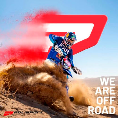 Polisport Fork Guards for Honda CRF250R, CRF450R, CRF450RX (2019-2025) Red, Durable Off-Road Fork Protectors