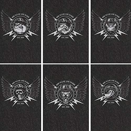 PIG Personalized Motorcycle Mat | Animal with Wings | 3' x 10' Custom Text Motorcycle Parking Mat | PM70057POR-3X10T-BK
