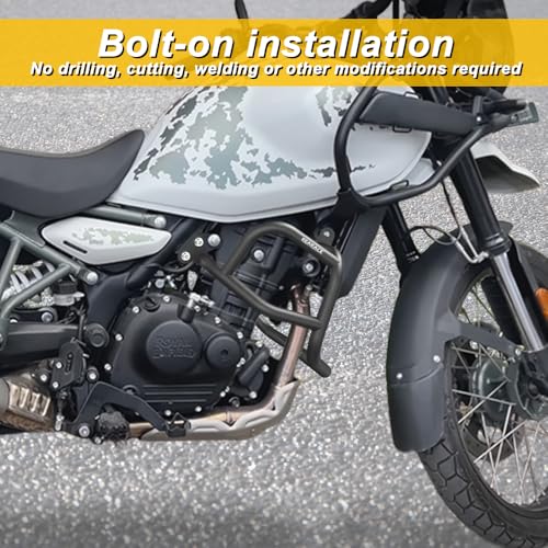 Engine Guards Bumper Crash Bar Fit for Royal Enfield Himalayan 450 2024-2025, Motorcycle Crash Cages Engine Protector