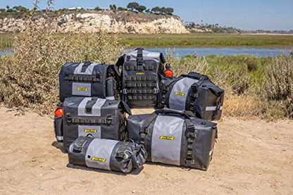 Nelson-Rigg Hurricane Waterproof Backpack/Tail Pack,Black/Gray, 30 Liters