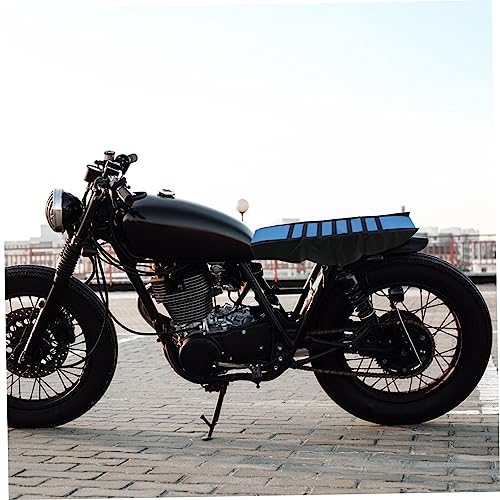 ULTECHNOVO Motorcycle Seat Pad Non-Slip PVC Cover for Sun Protection Cushion for Motocross Saddle Cover