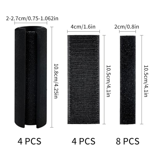 Handle Grips Buffer Tube Cover Foam Handlebar Grips Covers for Motorcycle Bicycle Exercise Tools Gym Home Garden Replacement (4Pcs 4.25 Inch)