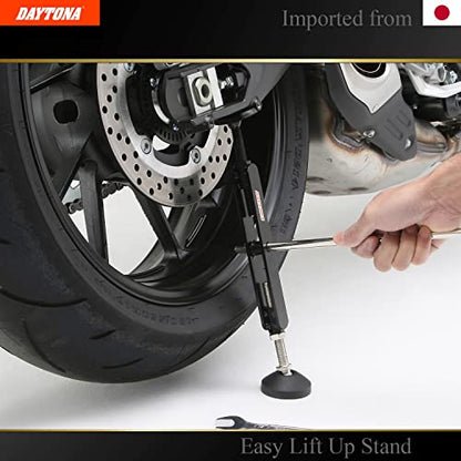 DAYTONA Motorcycle Stand Compact Easy to Use for Wheel and Chain Maintenance