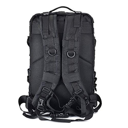 Goldfire Helmet Backpack for Motorcycle Riding Cycling Waterproof Large Capacity Daily Backpack with Helmet Holder Weather-Resistant Hiking Daypack Durable (V1)