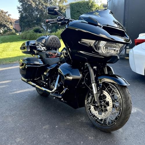 Motorcycle Front Fairing Lowers Cover Engine Spoiler Protector Guard Fit for Harley Touring Street Glide FLHXSE Road Glide FLTRXSE 2023-up and Street Glide FLHX Road Glide FLTRX 2024-up