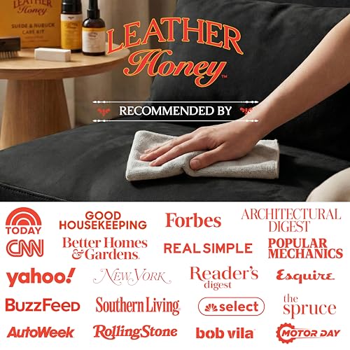Leather Honey Lint-Free Application Cloth: Microfiber Cloth for Use with Leather Conditioner and Cleaner. Made in The USA Since 1968 (Pack of 2) - size: Small (Pack of 2)