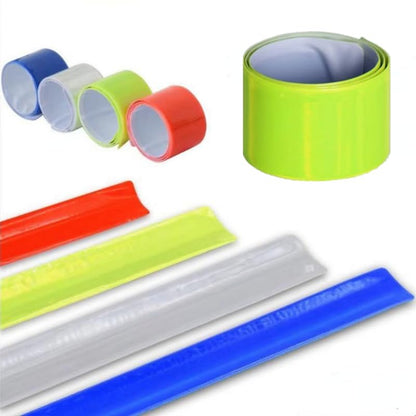 28pcs Reflective Strap Bands Armband Wristband Ankle Leg Strap Safety Reflector Tape Warning Strap for Night Jogging Walking Biking - color: Green