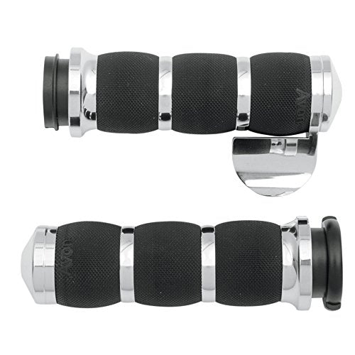 Avon Grips Air Cushion Grips Throttle Slide, With Throttle Assist, Chrome