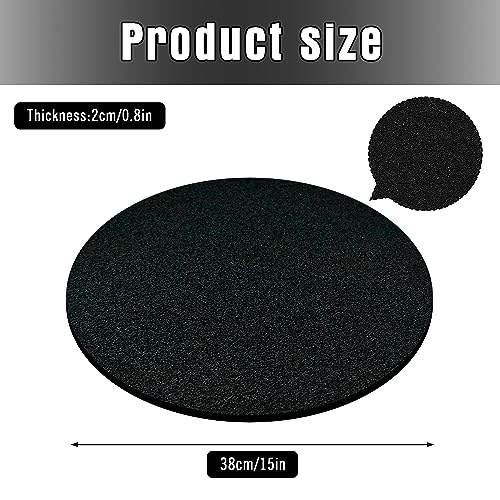 2 Pack Oil Drain Splash Pad, 15'' Round No Splatter Pad Oil Splash Pad Fits Most Oil Drains Anti Splash Oil Change Mat for Mechanics and Automotive Techs - size: 2 Pack 15"