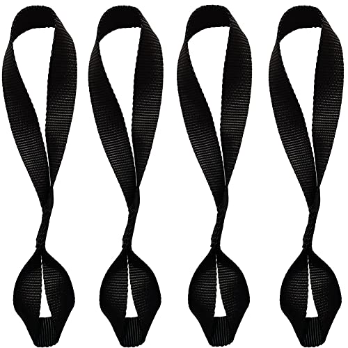 Soft Loop Tie Down Straps,Heavy Duty,for Motorcycle Handlebar,Trucks,Cargo,Car,Bike,ATV,Dirt Bike,Moving Trailer,Utv,Lawn & Garden,4 Pack,1800Lbs Load Capacity,4800Lbs Breaking Strength