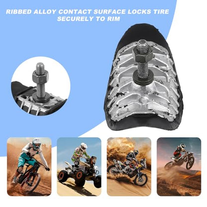 KVAEY Motorcycle Wheel Rim Lock, 1.6" Tire Clamp Wheel Lock with Molded Rubber Stoppers Prevent Inner Tube Wear, Motorcycle Rim Lock Replacement for Motocross Dual Sport Dirt Bike (2.15", 1 PCS) - size: 1 Piece, style: 2.15"