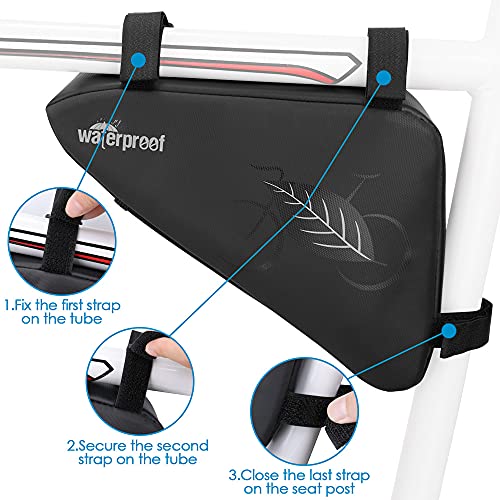 WOTOW Bike Tire Repair Tool Kit, Waterproof Frame Storage Bag & Mini Bike Pump & 16 in 1 Multitool & Bicycle Tyre Lever Patch Portable Repair Tool Accessories Set for Road Mountain BMX Cycling - style: 11 in 1 Multitool