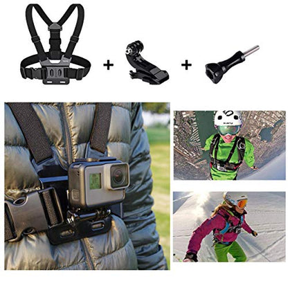 Suptig Accessories Kit Compatible for Gopro Mission Gopro Hero 13/Hero12/11/10/9/8/7/6/5/4/3/2/Session gopro Max2 Gopro Fusion DJI Action 6/5pro/5/4/3, Insta360 X5/X4, AKASO Action Camera Accessories