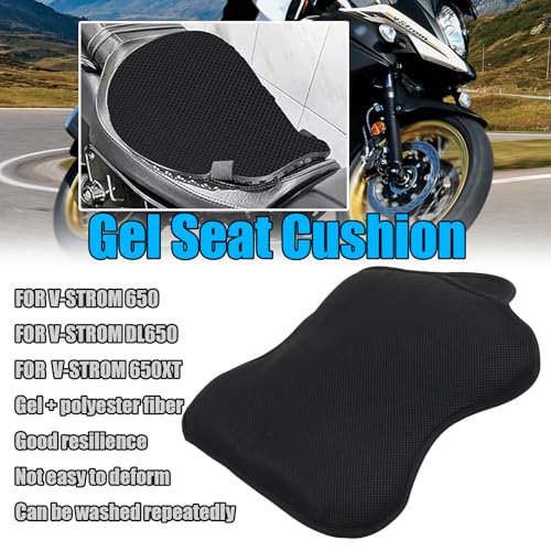 for VStrom 650 DL650 650XT Motorcycle Breathable Pressure Relief Gel seat Cushion Cover Gel Seat Cushion Shock Absorptio v-Strom 650 dl650 650xt Motorcycle Accessories