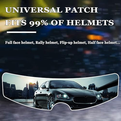 4Pcs Anti-Fog & Rain Helmet Visor Film for Shark Evo-GT, Clear Motorcycle & E-Bike Helmet Lens Protector, Water Resistant Scratch-Resistant Visor Sticker