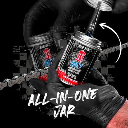 Errecom 1000 Miglia BKR 3102-2 fl oz (60 mL) Can, Wet Lube Bike Chain, for Wet and Muddy Weather Conditions, Brush Included - color: WET - 2 fl oz (60 mL) Can