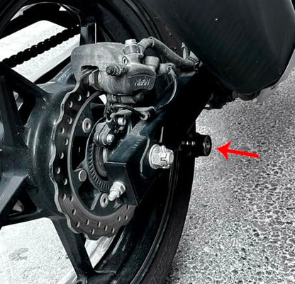 M8 Bobbins Swing Arm Spools For Ninja 400 500 650 ZX6R ZX10R GSXS 750 1000 GSX-8S GSXR 600 750 1000 S1000RR/R/XR CBR 600 900 954 1000 RR Motorcycle Swingarm Spools Slider Stand Paddock Screw (Black) - color: Black