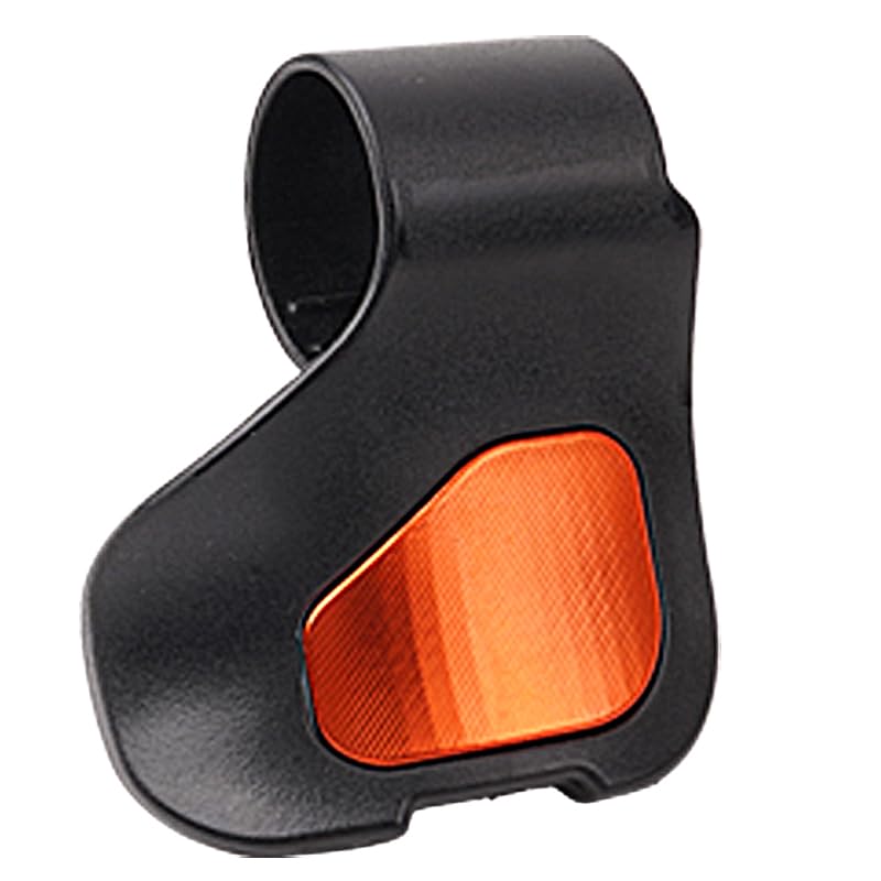MOWOK Motorcycle Throttle Mounted Cruise Assist Throttle Holder Handlebar Grip Wrist Throttle Assist Rest Control (Orange) - color: Orange