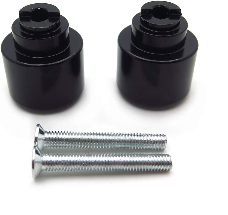 Bar Ends Black Compatible with 03-13 Hond CBR 600RR / 1987-2006 CBR 600 F1/F2/F3/F4/F4i - color: Black, size: Classic