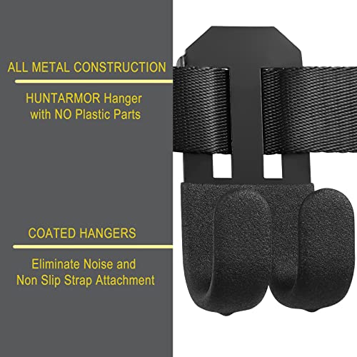 skiguard Treestand Strap Gear Hangers: Hunting Gear Multi-Hook Accessory Holder for Bow Hanger, Quiver, Binoculars, Tree Saddle, Tree Stand Accessories for Hunting, Bow Hangers for Tree Stand